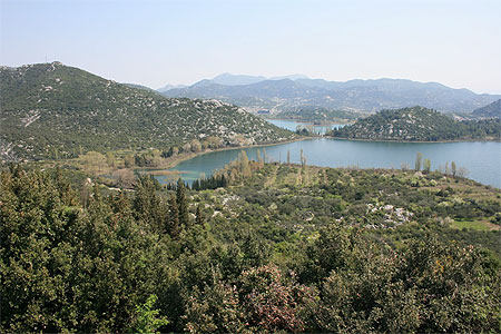 Sur la route entre Split et Dubrovnik