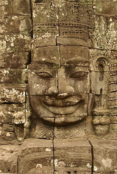 Enigmatique sourire de Bayon