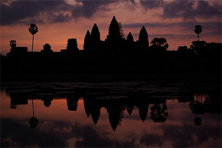 Lever de soleil sur Angkor Wat