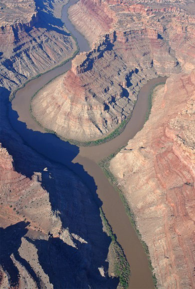 Confluence overlook vu d'avion