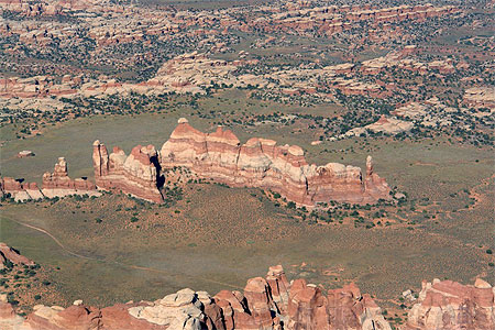 Chesler park vu d'avion