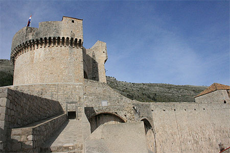 Sur les remparts de Dubrovnik