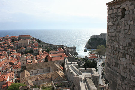 Sur les remparts de Dubrovnik