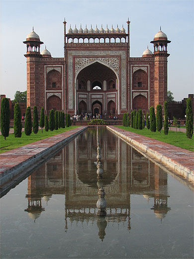 La porte d'entr�e du Taj
