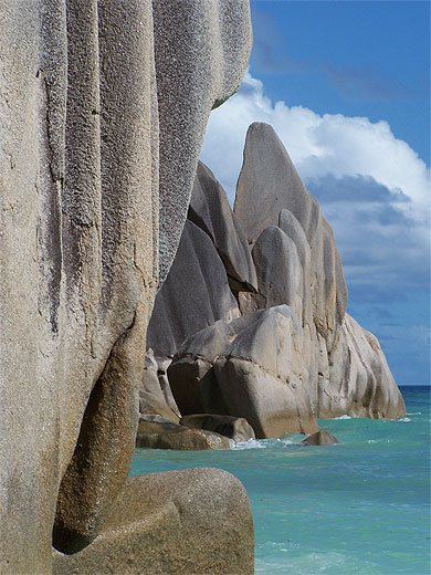 Plage d'Anse source d'argent : extraordinaire !