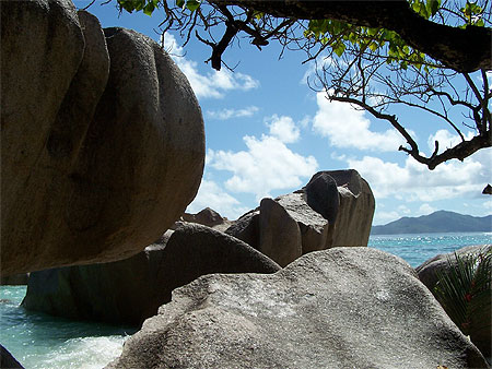 Plage d'Anse source d'argent : extraordinaire !