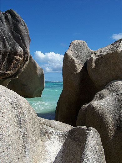 Plage d'Anse source d'argent : extraordinaire !