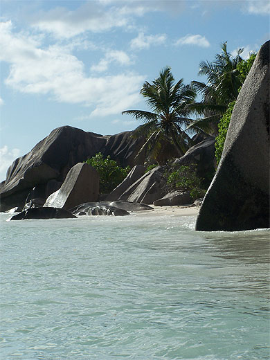 Plage d'Anse source d'argent : extraordinaire !