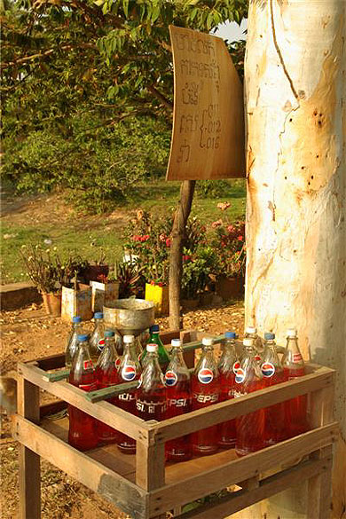 Poste � essence cambodgien