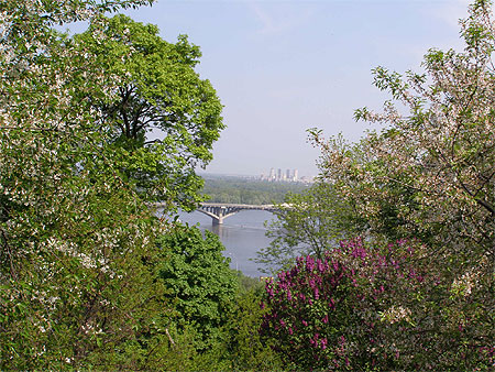 Vue sur le Dnipro