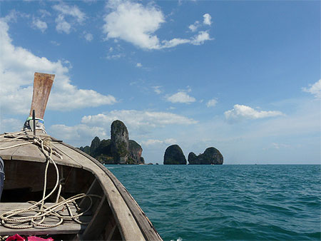 Arriv�e sur Railay