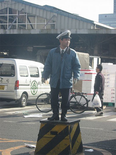 Circulation au march� de Tsukiji