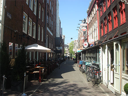 Les rues d'Amsterdam