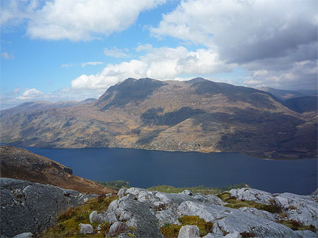 Le Loch Maree vu des hauteurs