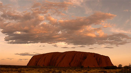 Uluru - Coucher de soleil