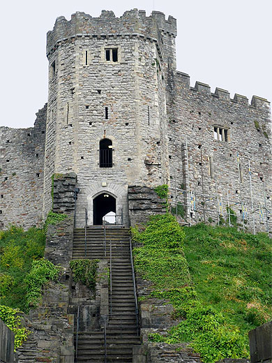 Donjon du ch�teau de Cardiff