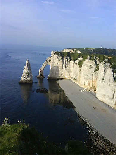 Falaise aval reflet