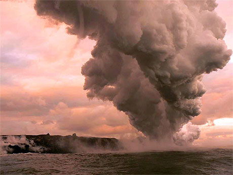 Eruption sous marine