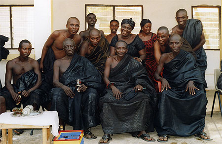 Fun�railles au sud de Kumasi