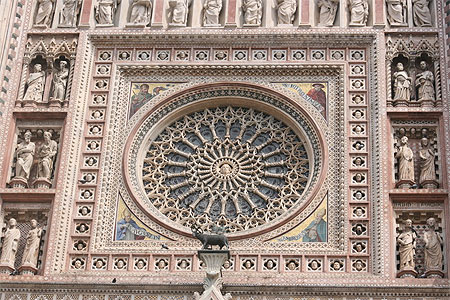 La rosace de la cath�drale d'Orvieto