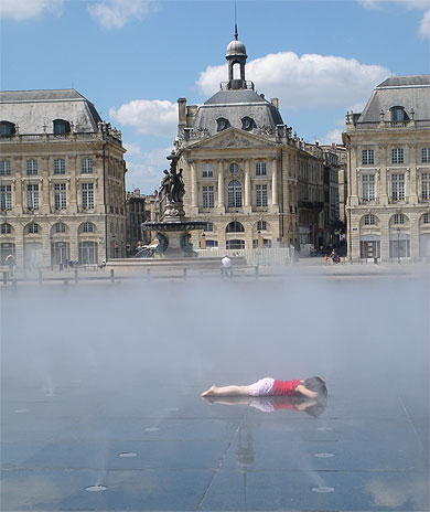 Sieste sur le miroir d'eau