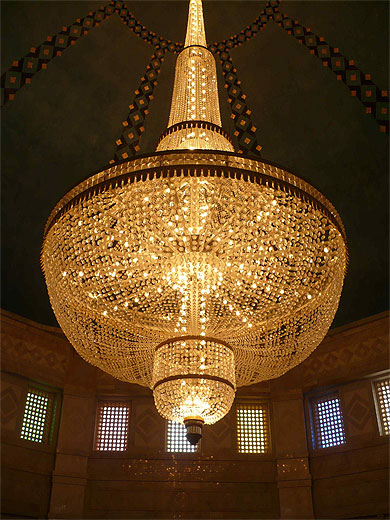 Lustre du mausol�e Bourguiba