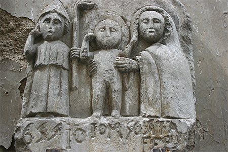 D�tails de rue dans la ville d'Orvieto