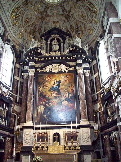 Ma�tre-autel de l'�glise Saint-Charles-Borrom�e