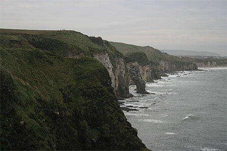 Vue du Dunluce Castle