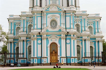 Smolny detail de la cathedrale 