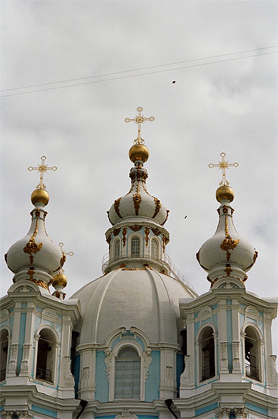 Smolny d�tail de la cath�drale