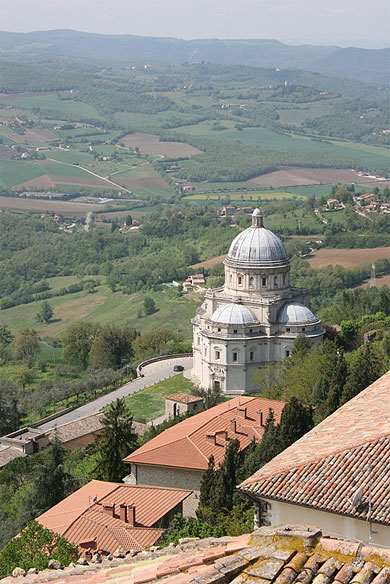 Vue sur l'�glise Santa Maria della Consolazione