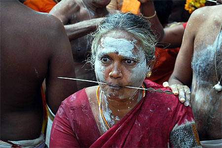 Festival de K�vadi Thaipoosum Portrait Femme
