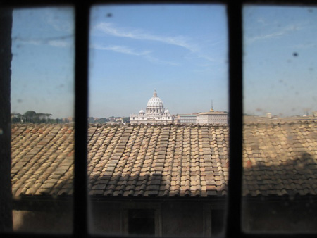 Basilique St Pierre vue du Castel Sant'Angelo