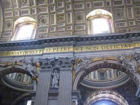 Dans la Basilique St Pierre