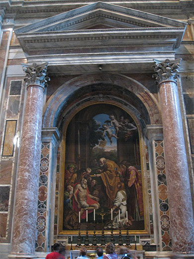 Dans la Basilique St Pierre