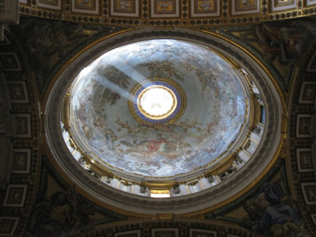 Dans la Basilique St Pierre