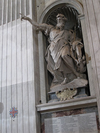 Dans la Basilique St Pierre