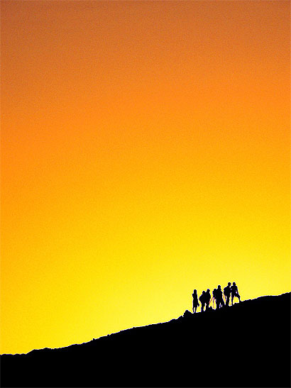 Vir�e nocturne (Ascension du volcan Yasur - Vanuatu)