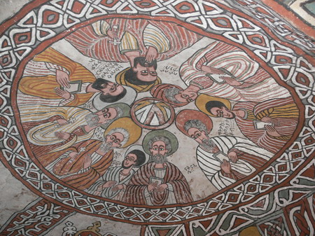 Plafond de l'�glise Abouna Yemata