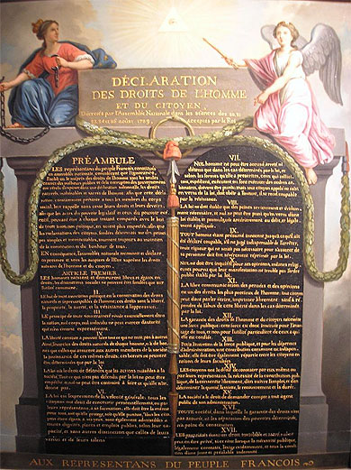D�claration des Droits de l'Homme et du Citoyen