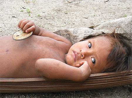 Enfant Kogis, Sierra Nevada, Colombia