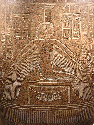 D�tail d'un sarcophage