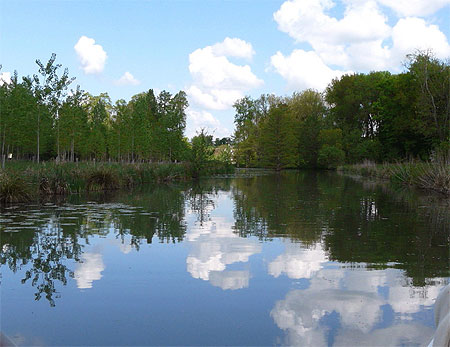 Sur les canaux de Cheverny