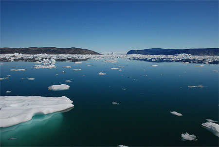La calotte de glace du Groenland érodée par les courants marins (étude)