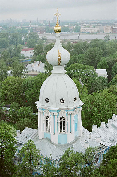 Cath�drale de smolny en haut