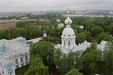 Cath�drale de smolny en haut