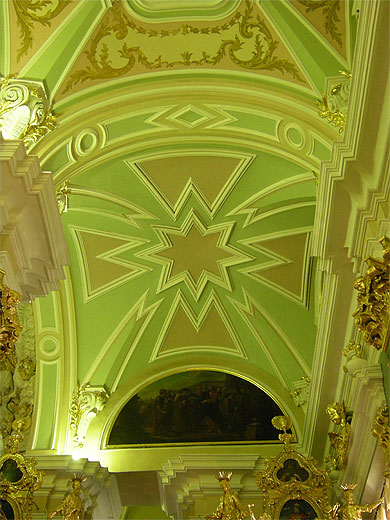 Cath�drale Pierre et Paul detail plafond 