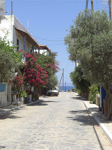 Rue du petit village Mochlos