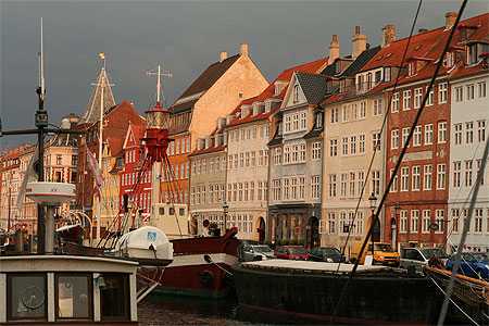 Nyhavn avant l'orage
